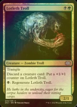 画像1: [FOIL] ロッテスのトロール/Lotleth Troll 【英語版】 [2X2-金U]