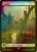 [FOIL] 沼/Swamp No.106 (全面アート版) 【英語版】 [ACR-土地C]