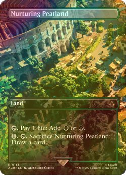 画像1: [FOIL] 育成泥炭地/Nurturing Peatland (全面アート版) 【英語版】 [ACR-土地R]