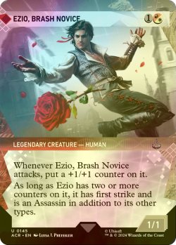 画像1: [FOIL] 無作法の新米、エツィオ/Ezio, Brash Novice (ショーケース版) 【英語版】 [ACR-金U]