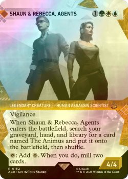 画像1: [FOIL] 団員、ショーンとレベッカ/Shaun & Rebecca, Agents (ショーケース版) 【英語版】 [ACR-金R]