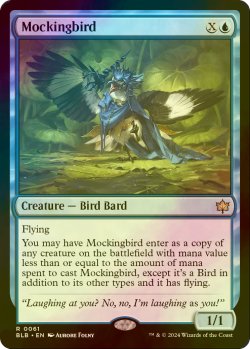 画像1: [FOIL] マネドリ/Mockingbird 【英語版】 [BLB-青R]