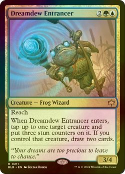 画像1: [FOIL] 夢露の幻惑者/Dreamdew Entrancer 【英語版】 [BLB-金R]