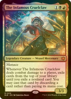 画像1: [FOIL] 悪名高い残虐爪/The Infamous Cruelclaw 《特価品》 【英語版】 [BLB-金MR]