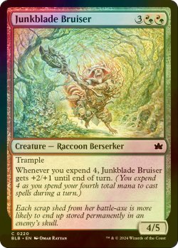 画像1: [FOIL] 屑鉄刃の暴れ者/Junkblade Bruiser 【英語版】 [BLB-金C]