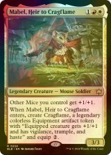 [FOIL] 岩山炎の後継者、メイブル/Mabel, Heir to Cragflame 【英語版】 [BLB-金R]