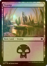 [FOIL] 沼/Swamp No.374 【英語版】 [BLB-土地C]