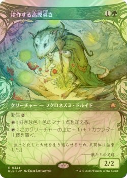 画像1: [FOIL] 耕作する高原導き/Tender Wildguide (ショーケース版) 【日本語版】 [BLB-緑R]