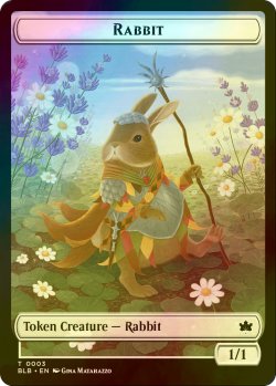 画像1: [FOIL] 兎/RABBIT 【英語版】 [BLB-トークン]