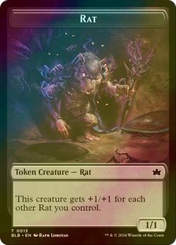 画像1: [FOIL] ネズミ/RAT 【英語版】 [BLB-トークン]