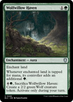 画像1: 狼柳の安息所/Wolfwillow Haven 【英語版】 [BLC-緑U]