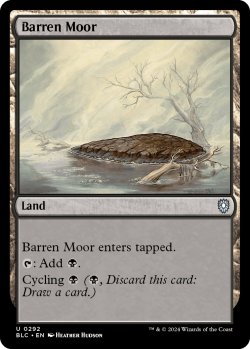 画像1: やせた原野/Barren Moor 【英語版】 [BLC-土地U]