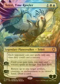 画像1: [FOIL] 時を解す者、テフェリー/Teferi, Time Raveler (全面アート版) 【英語版】 [BLC-金R]