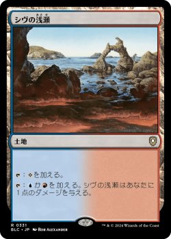 画像1: シヴの浅瀬/Shivan Reef 【日本語版】 [BLC-土地R]