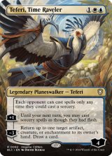 時を解す者、テフェリー/Teferi, Time Raveler (全面アート版) 【英語版】 [BLC-金R]