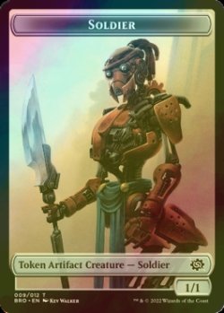 画像1: [FOIL] 兵士/SOLDIER No.009 & パワーストーン/POWERSTONE 【英語版】 [BRO-トークン]