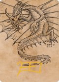 エインシャント・ゴールド・ドラゴン/Ancient Gold Dragon No.044 (箔押し版) 【日本語版】 [CLB-アート]