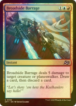 画像1: [FOIL] 舷側砲の一斉射撃/Broadside Barrage 【英語版】 [DFT-金U]