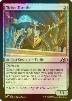 画像1: [FOIL] 切符亀/Ticket Tortoise 【英語版】 [DFT-灰C]