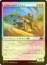 [FOIL] 迂回知らずのナマケモノ/Unswerving Sloth 【日本語版】 [DFT-白U]