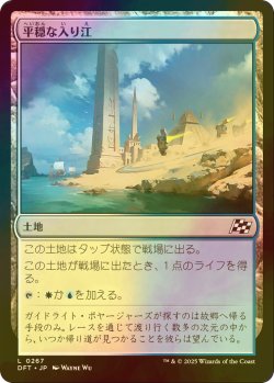 画像1: [FOIL] 平穏な入り江/Tranquil Cove 【日本語版】 [DFT-土地C]