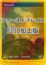 [FOIL] 山/Mountain No.510 (全面アート版・ファーストプレイス・フォイル仕様) 【英語版】 [DFT-土地C]