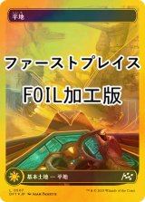 [FOIL] 平地/Plains No.507 (全面アート版・ファーストプレイス・フォイル仕様) 【日本語版】 [DFT-土地C]