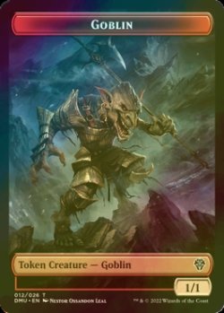 画像1: [FOIL] ゴブリン/GOBLIN 【英語版】 [DMU-トークン]