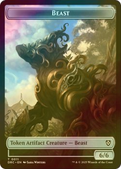 画像2: [FOIL] ビースト/BEAST No.010 & ビースト/BEAST No.011 【英語版】 [DRC-トークン]