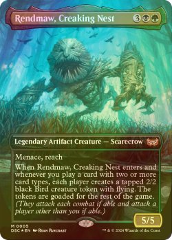 画像1: [FOIL] 軋む巣、引き裂き口/Rendmaw, Creaking Nest (全面アート版) 【英語版】 [DSC-金MR]