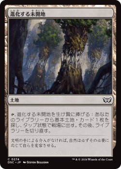 画像1: 進化する未開地/Evolving Wilds 【日本語版】 [DSC-土地C]