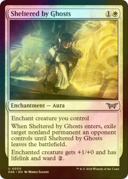 画像1: [FOIL] 幽霊による庇護/Sheltered by Ghosts 【英語版】 [DSK-白U]