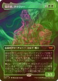 [FOIL] 猛打者、タイヴァー/Tyvar, the Pummeler (全面アート・海外産ブースター版) 【日本語版】 [DSK-緑MR]