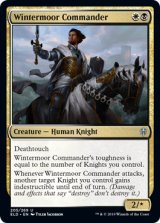 冬荒野の指揮官/Wintermoor Commander 【英語版】 [ELD-金U]