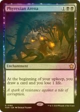 [FOIL] ファイレクシアの闘技場/Phyrexian Arena 【英語版】 [FDN-黒R]