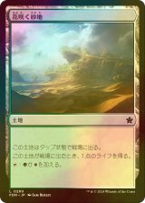 [FOIL] 花咲く砂地/Blossoming Sands 【日本語版】 [FDN-土地C]