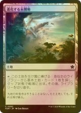 [FOIL] 進化する未開地/Evolving Wilds 【日本語版】 [FDN-土地C]