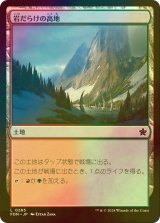 [FOIL] 岩だらけの高地/Rugged Highlands 【日本語版】 [FDN-土地C]