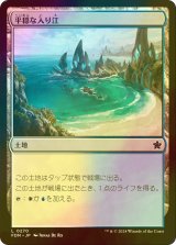 [FOIL] 平穏な入り江/Tranquil Cove 【日本語版】 [FDN-土地C]