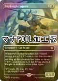 [FOIL] 空騎士の従者/Skyknight Squire (全面アート版・マナ・フォイル仕様) 【英語版】 [FDN-白R]