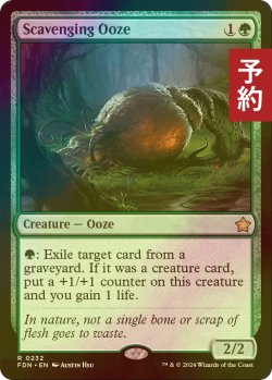 画像1: [FOIL] 漁る軟泥/Scavenging Ooze 【英語版】 [FDN-緑R] (予約B)