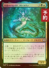 [FOIL] 水底のドルイド、タトヨヴァ/Tatyova, Benthic Druid 【日本語版】 [FDN-金U] (予約B)