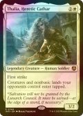 [FOIL] 異端聖戦士、サリア/Thalia, Heretic Cathar 【英語版】 [INR-白R]