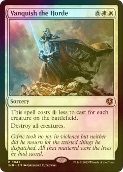 画像1: [FOIL] 大群退治/Vanquish the Horde 【英語版】 [INR-白R]