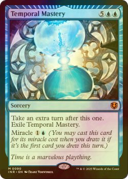 画像1: [FOIL] 時間の熟達/Temporal Mastery (海外産ブースター版) 【英語版】 [INR-青MR]