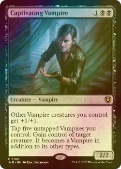 画像1: [FOIL] 蟲惑的な吸血鬼/Captivating Vampire 【英語版】 [INR-黒R]