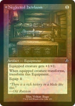 画像1: [FOIL] 忘れられていた家宝/Neglected Heirloom (旧枠) 【英語版】 [INR-灰U]