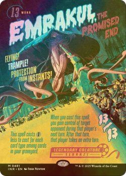 画像1: [FOIL] 約束された終末、エムラクール/Emrakul, the Promised End (ポスター版) 【英語版】 [INR-無MR]