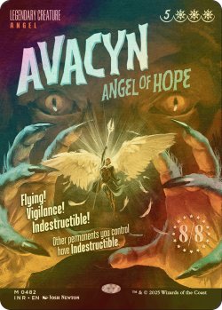 画像1: [FOIL] 希望の天使アヴァシン/Avacyn, Angel of Hope (ポスター版) 【英語版】 [INR-白MR]