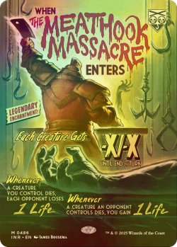 画像1: [FOIL] 食肉鉤虐殺事件/The Meathook Massacre (ポスター版) 【英語版】 [INR-黒MR]